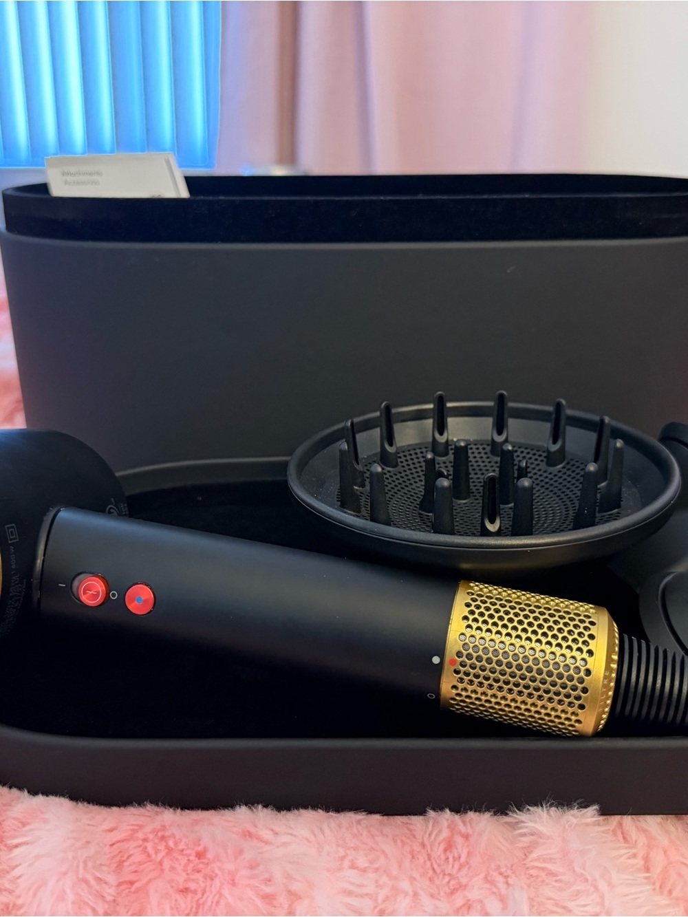 Limited edition Dyson Black and Gold Supersonic hair dryer